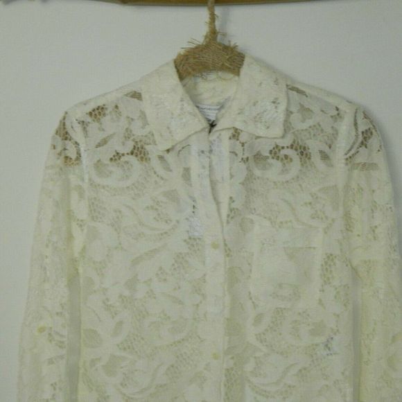 Diane Von Furstenberg Lorelei Two Bloom Lace White - Picture 5 of 10